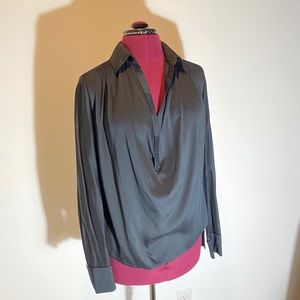 Max Azria woven tunic top NWOT